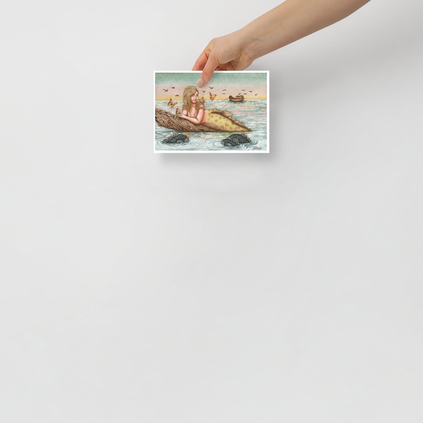 "Conversations with Sea Bass" Limited Edition Fine Art Reproduction