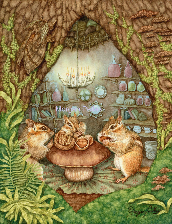 "A Friendly Feast" Limited Edition Fine Art Reproduction