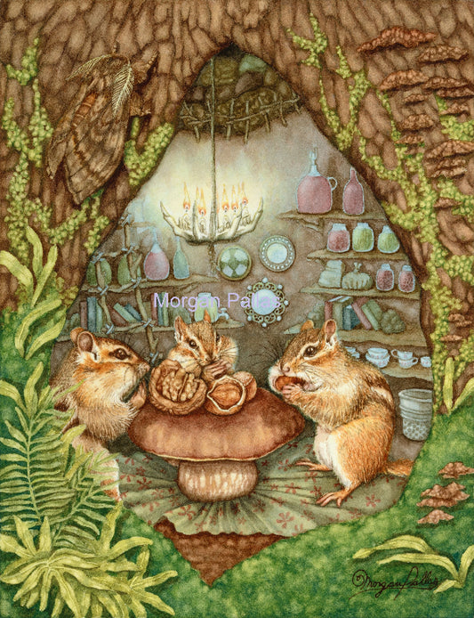 "A Friendly Feast" Limited Edition Fine Art Reproduction