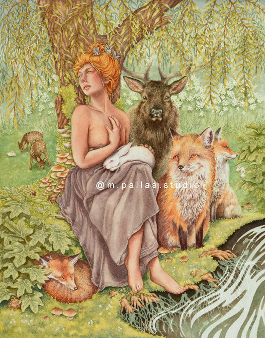 "As Intended: Among Beasts" Limited Edition Fine Art Reproduction