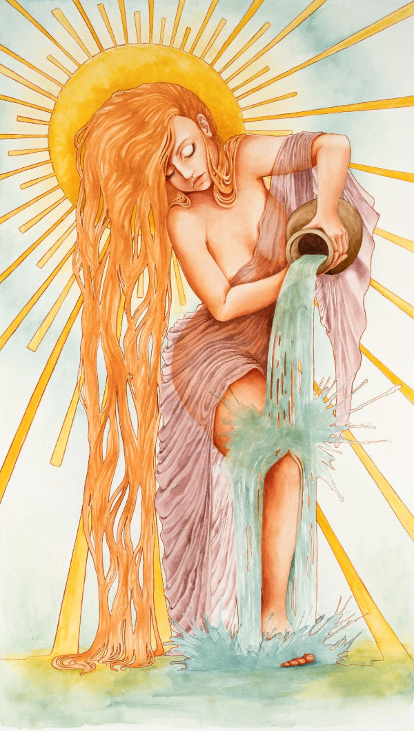 "Bathing Goddess" Limited Edition Fine Art Reproduction