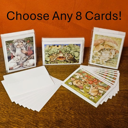 Greeting Cards - 8 Card Custom Packs