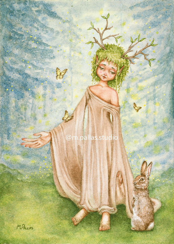 "Sprout: The Forest Spirit" Limited Edition Fine Art Reproduction