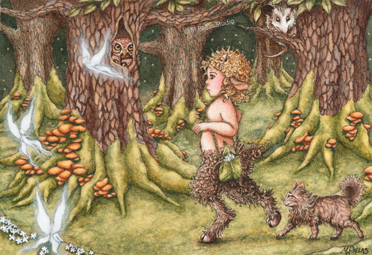 "The Faun" Limited Edition Fine Art Reproduction