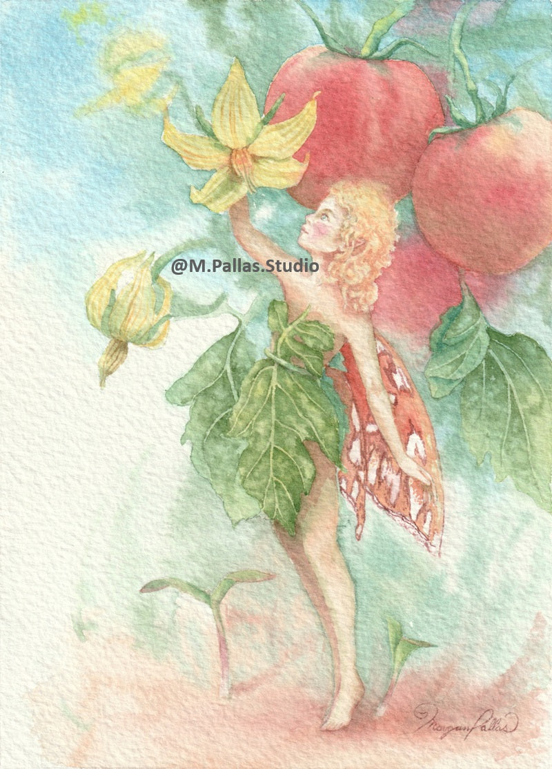"Tomato Fairy #1" Limited Edition Fine Art Reproduction