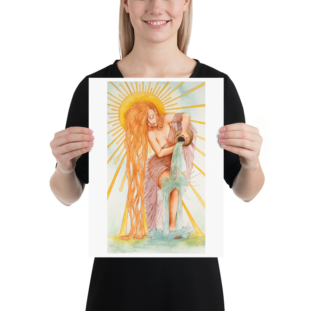 "Bathing Goddess" Limited Edition Fine Art Reproduction