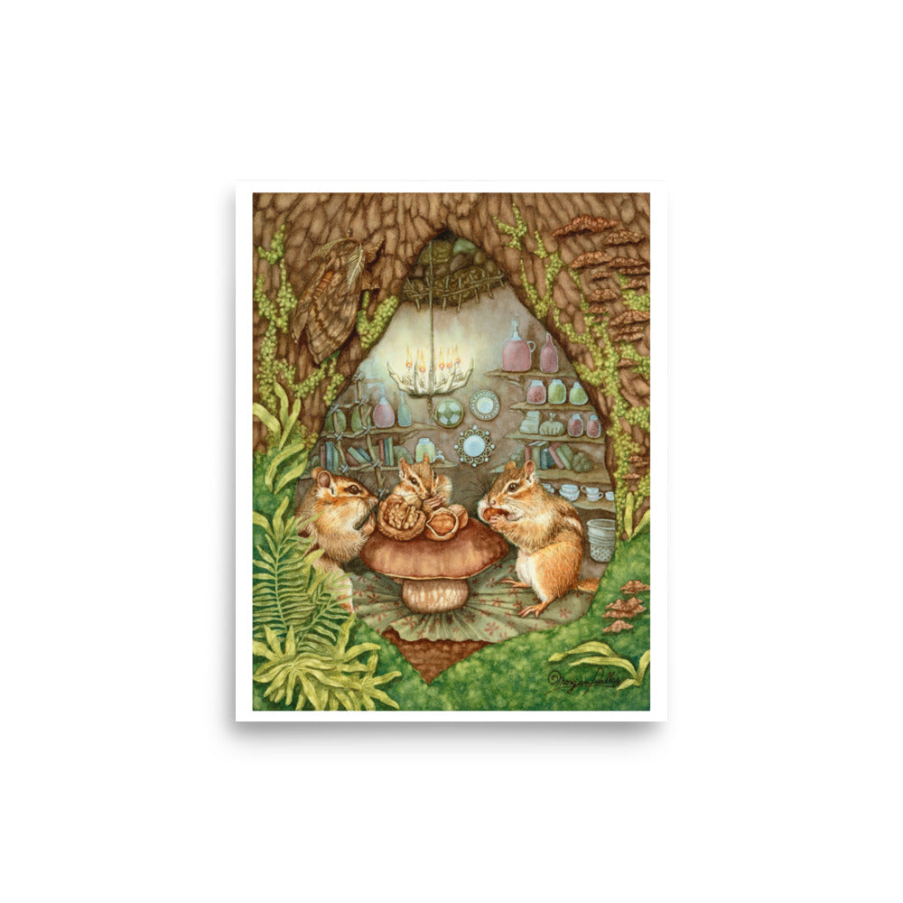 "A Friendly Feast" Limited Edition Fine Art Reproduction